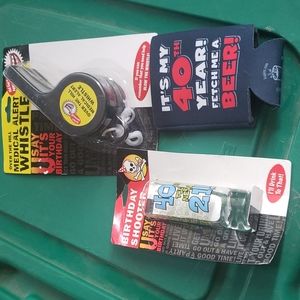 Novelty items "over the hill"